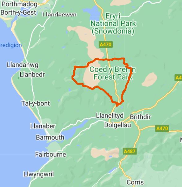 Map ffiniau'r Cyngor